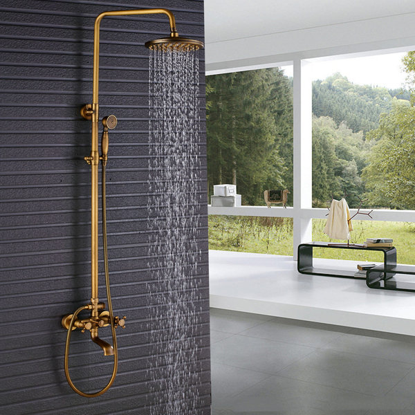 AlenArtWater Complete Shower Faucet & Reviews Wayfair